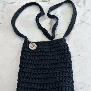 The Sak Midnight Crochet Crossbody Bag